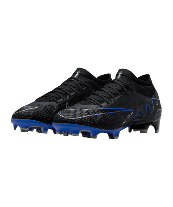 Nike Air Zoom Mercurial Vapor XV Pro FG Shadow Schwarz Silber Blau F040 - schwarz