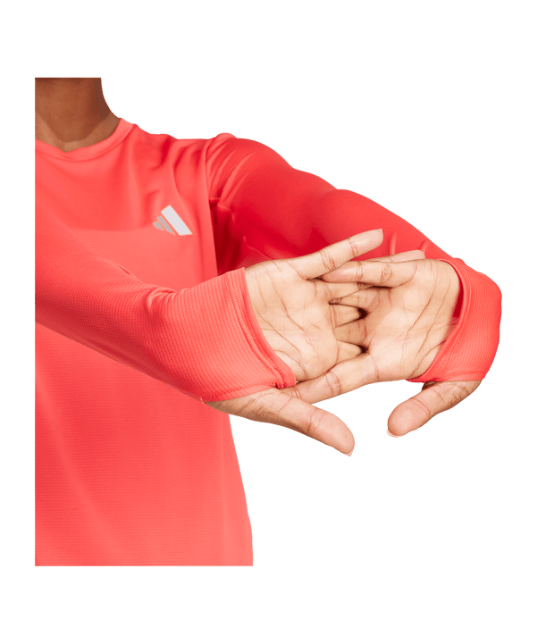 adidas Adizero Ekiden Sweatshirt Damen Rot - rot
