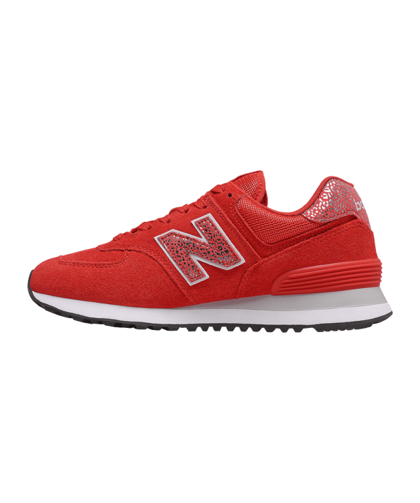 New Balance 574 Damen Rot Weiss FAR2 - rot