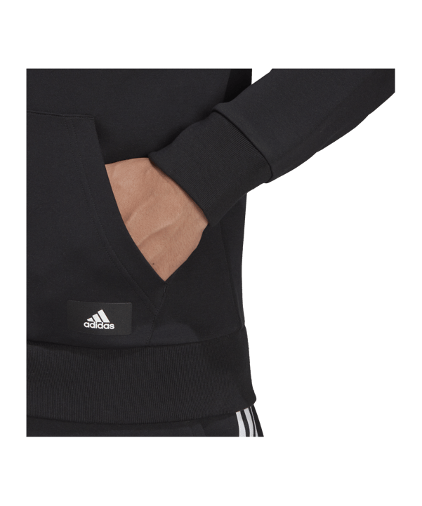 adidas Future Icons Kapuzenjacke Schwarz - schwarz