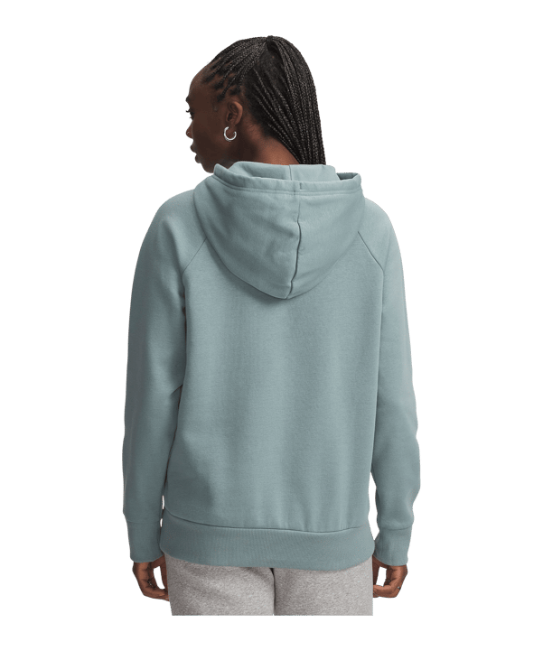 Under Armour Rival Fleece Big Logo Hoody Damen Grün F323 - gruen