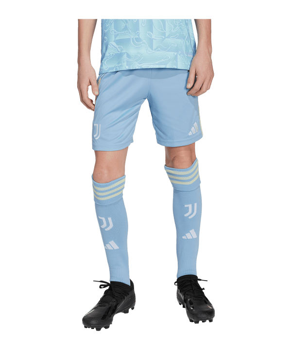 adidas Juventus Turin Short Away 2025/2026 Kids Blau - blau