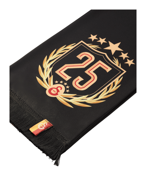 Galatasaray Istanbul Galatasaray Istanbul 25 Championship Schal Schwarz - schwarz