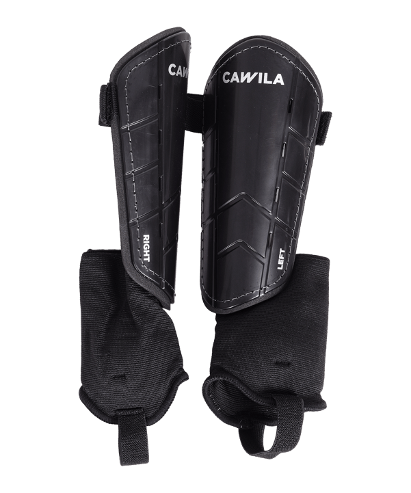 Cawila GEAR Scheinbeinschoner DEFENSE mit Knöchelschutz - weiss