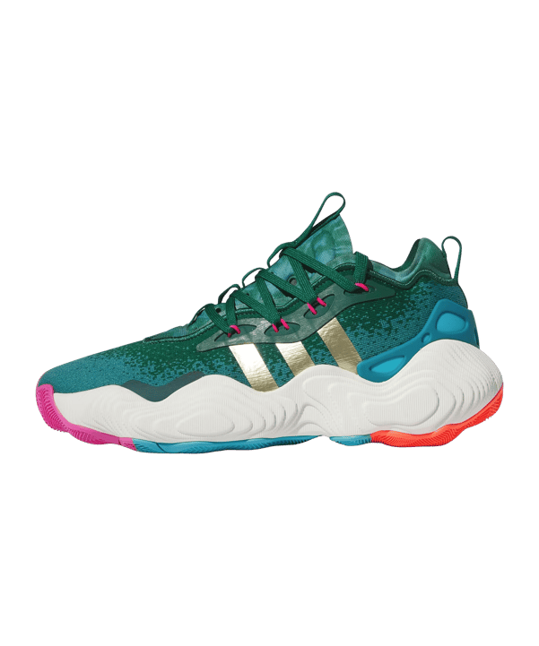 adidas Trae Young 3 Grün Gold - gruen