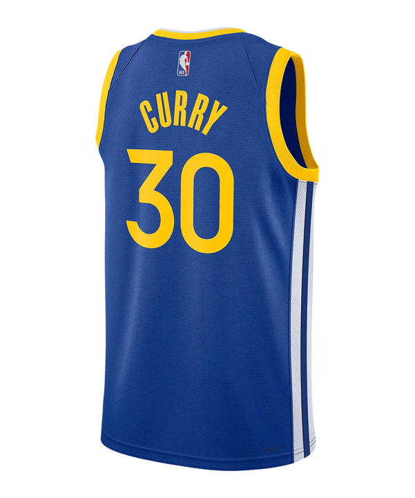 Nike Stephen Curry Dri-Fit Icon Swingman Trikot Blau F401 - blau