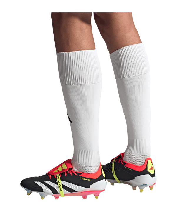 adidas Predator Elite FT SG Solar Energy Schwarz Weiss Rot - schwarz