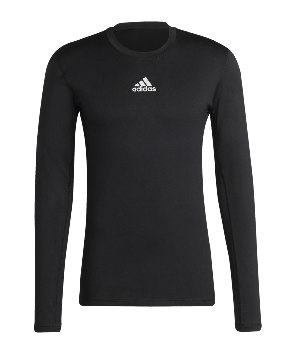 adidas TechFit Warm Longsleeve Schwarz