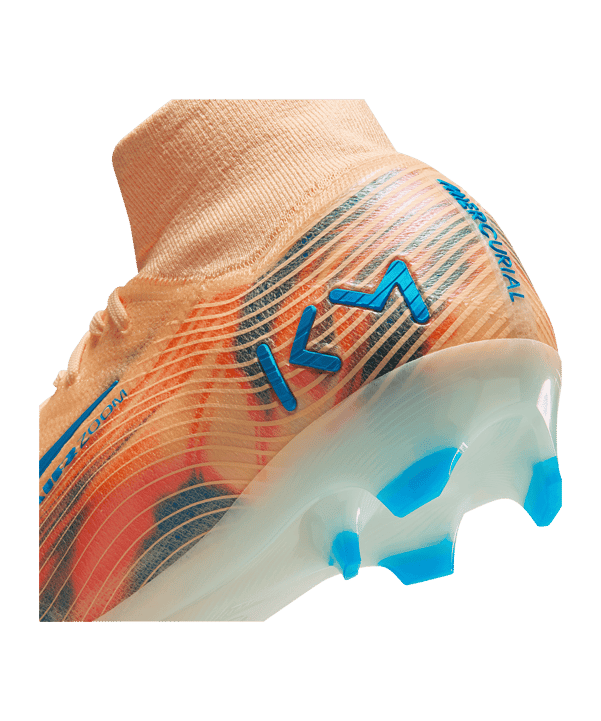 Nike Air Zoom Mercurial Superfly X Elite FG Kylian Mbappe Signature Orange F801 - orange