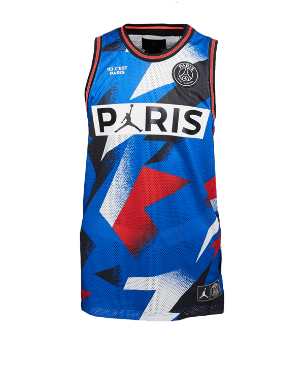 Jordan X PSG Mesh Tanktop Blau F480 - blau