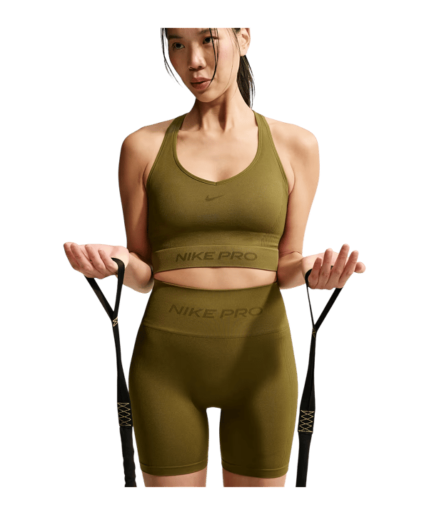 Nike Dri-Fit Seamless Débardeur Femmes Vert C368 - vert