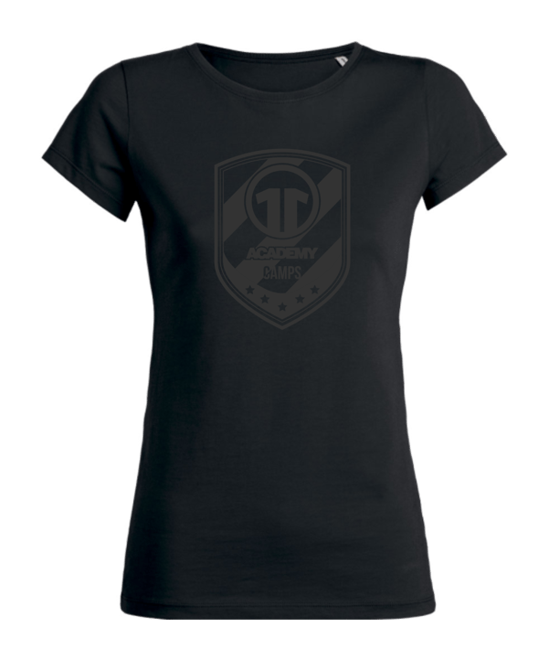 11ts Academy Women Shirt Allblack Schwarz - schwarz