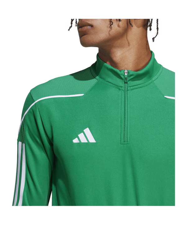 adidas Tiro 23 HalfZip Sweatshirt Grün - gruen