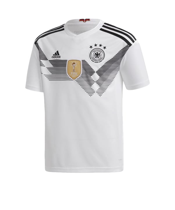 adidas DFB Deutschland Trikot Home Kids WM18 Weiss - weiss