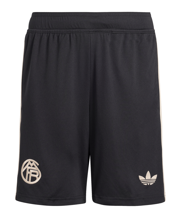adidas FC Bayern München Short 3rd 2025/2026 Kids Schwarz - schwarz