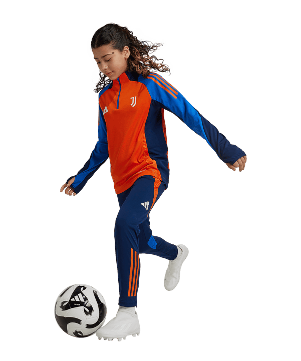 adidas Juventus Turin Trainingshose Kids Blau - blau