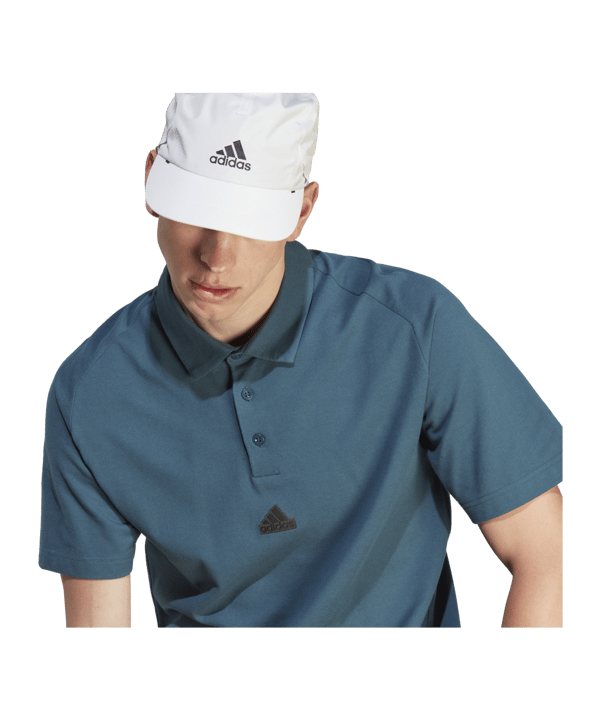 adidas Poloshirt Türkis - tuerkis