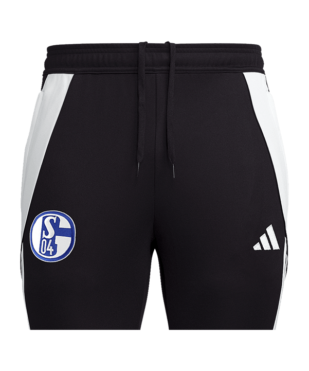 adidas FC Schalke 04 Trainingshose Schwarz - schwarz
