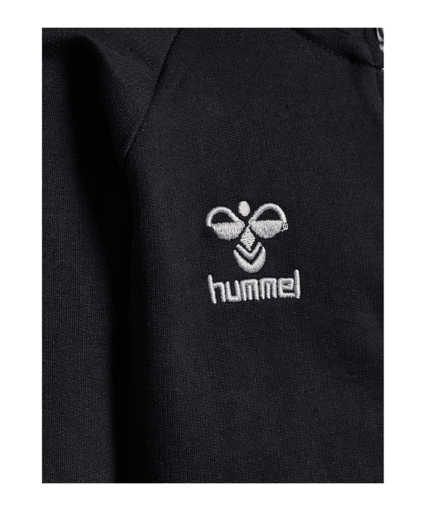 Hummel hmlMOVE Grid Zip Jacke Kids Schwarz F2001 - schwarz