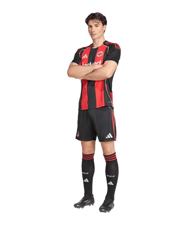 adidas Eintracht Frankfurt Short Home 2025/2026 Schwarz - schwarz