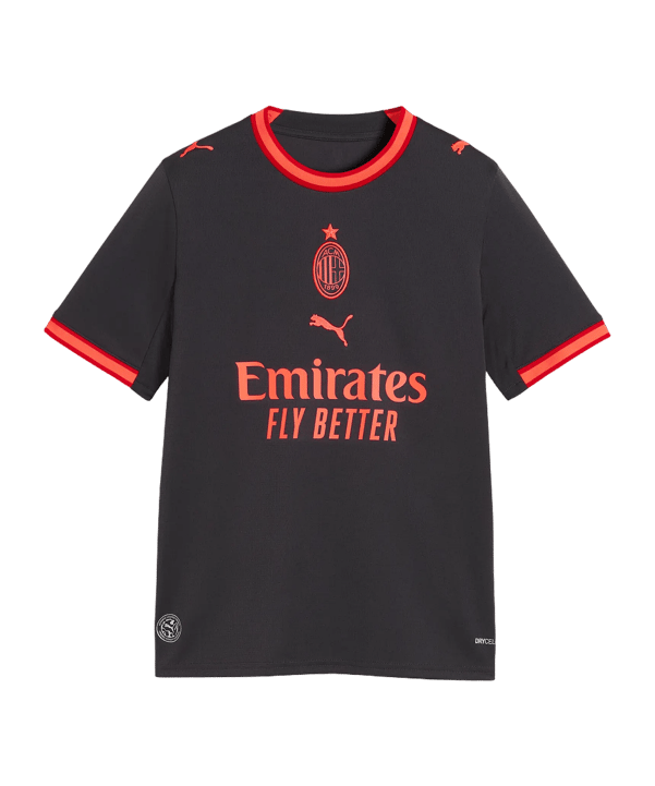 PUMA AC Milan Replica Maillot 3rd 2026/2027 Enfants Gris C03 - gris