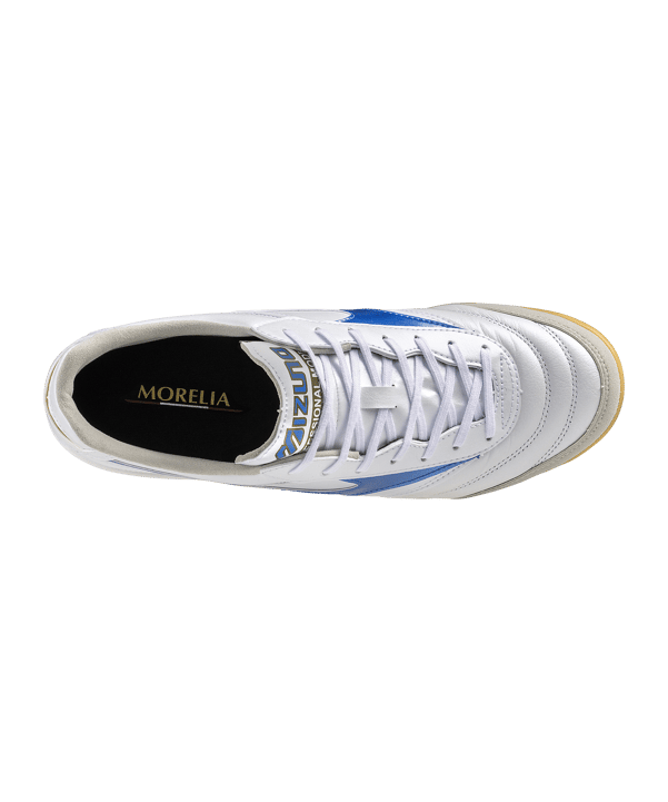 Mizuno Morelia Sala Elite IN Mugen Weiss Blau F25 - weiss