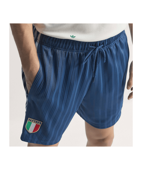 adidas FIGC Italien Originals Short Blau - blau