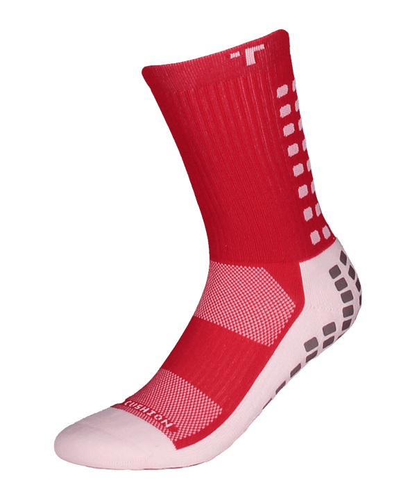 TruSox Mid Calf Cushion 3.0 Socken Rot Weiss - rot