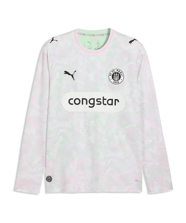 PUMA FC St. Pauli Replica Maglia maniche lunghe 3rd 2026/2027 Verde C03 - verde