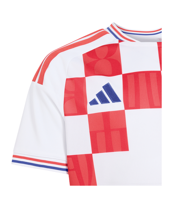 adidas Croazia Maglietta Home 2026 Bambini Bianco - bianco