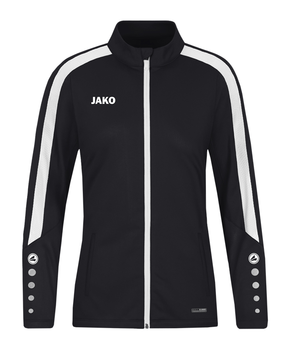 JAKO Power Polyesterjacke Damen Schwarz F800 - schwarz