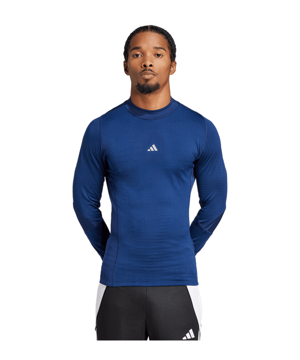 adidas Techfit COLD.RDY Longsleeve Blau - blau