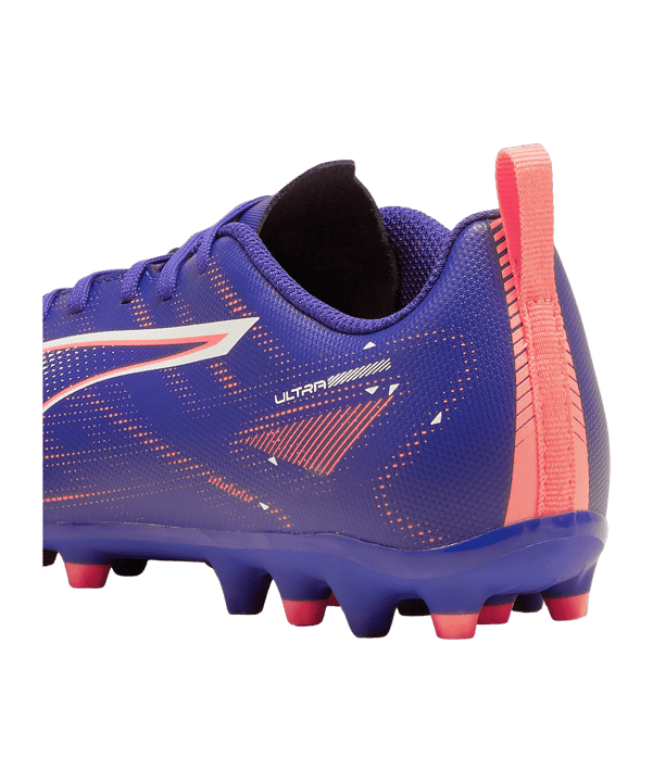PUMA ULTRA 5 Play MG Formula Jr Kids Lila Weiss F01 - rosa