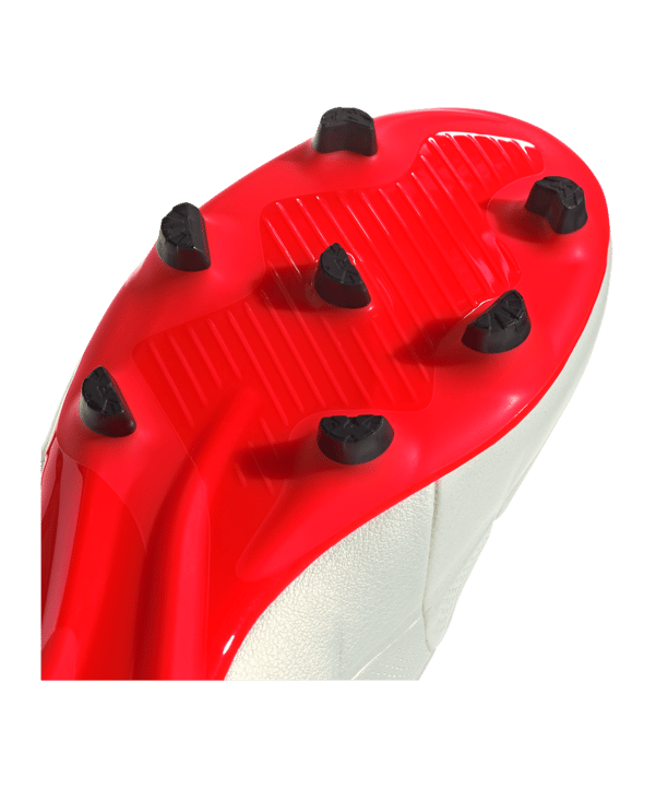 adidas COPA Pure 2 League FG Solar Energy Weiss Schwarz Rot - weiss