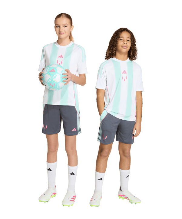 adidas Originals Messi Short Kids Grau - grau