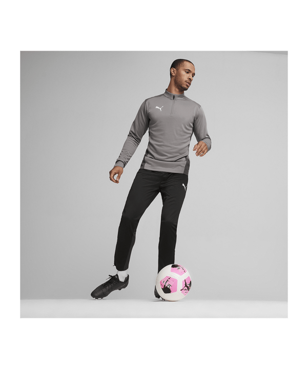 PUMA teamGOAL Training 1/4 Zip Sweatshirt Grau F13 - grau