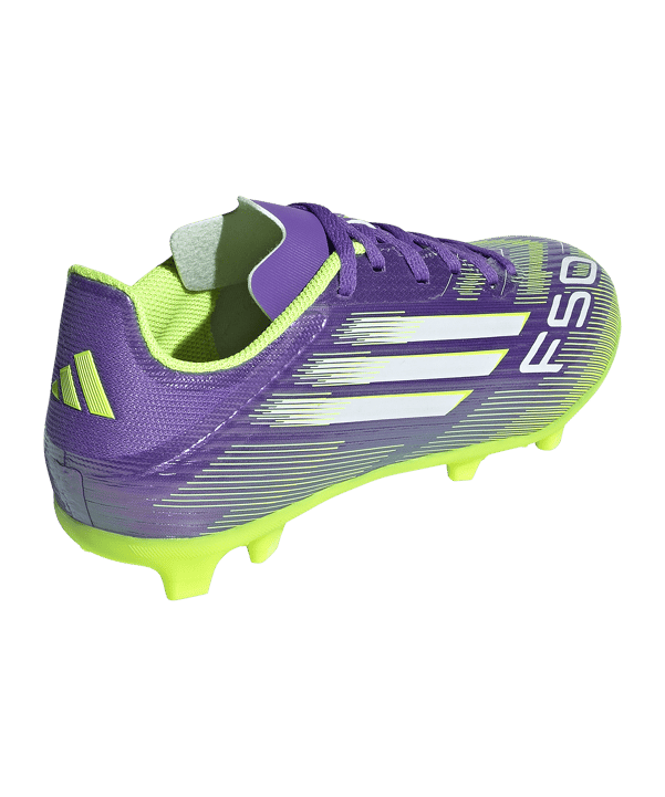 adidas F50 League FG/MG Radiant Blaze Kids Lila - lila