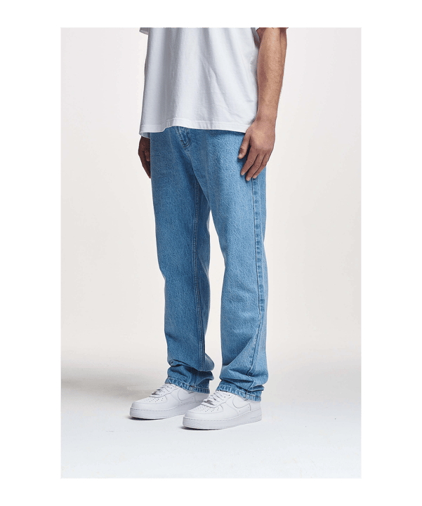 2Y Studios Gabrie Basic Straight Jeans Hose Blau - blau