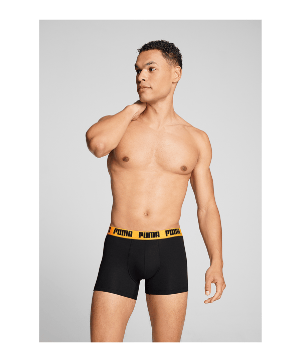 PUMA Everyday Basic 2P Boxershort Schwarz F009 - schwarz