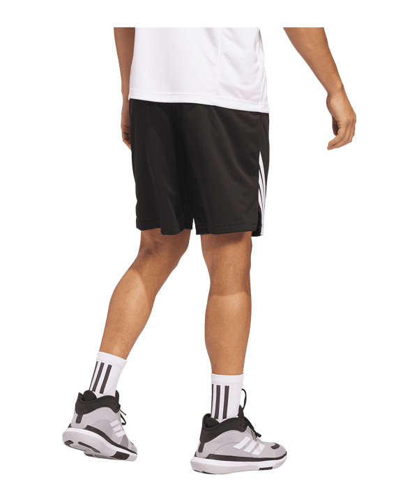 adidas Legends 3 Stripes Short Schwarz