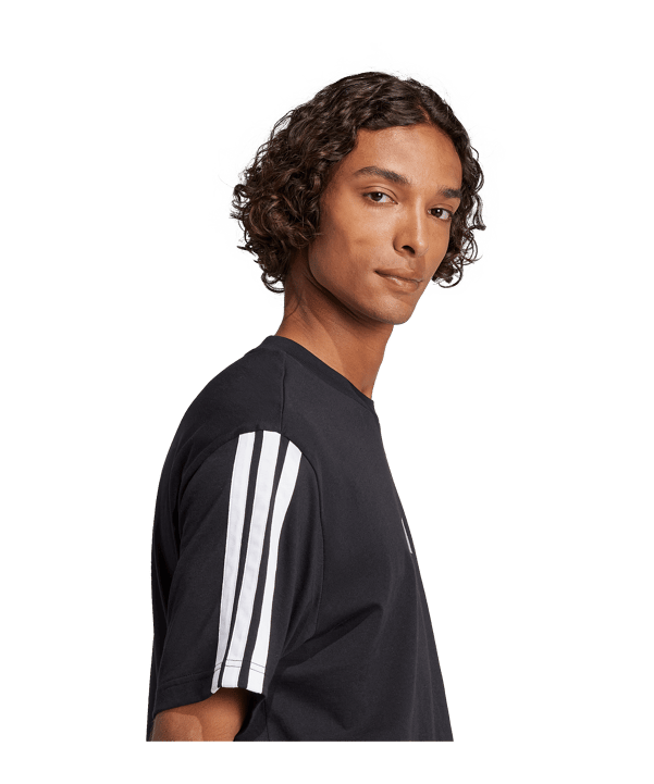 adidas Essentials 3S T-Shirt Schwarz - schwarz