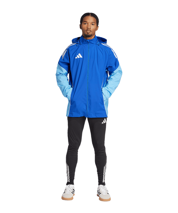 adidas Tiro 25 Competition Regenjacke Blau - blau