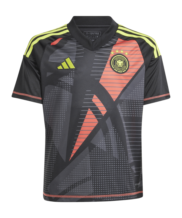 adidas DFB Deutschland TW-Trikot EM 2024 Kids Schwarz - schwarz