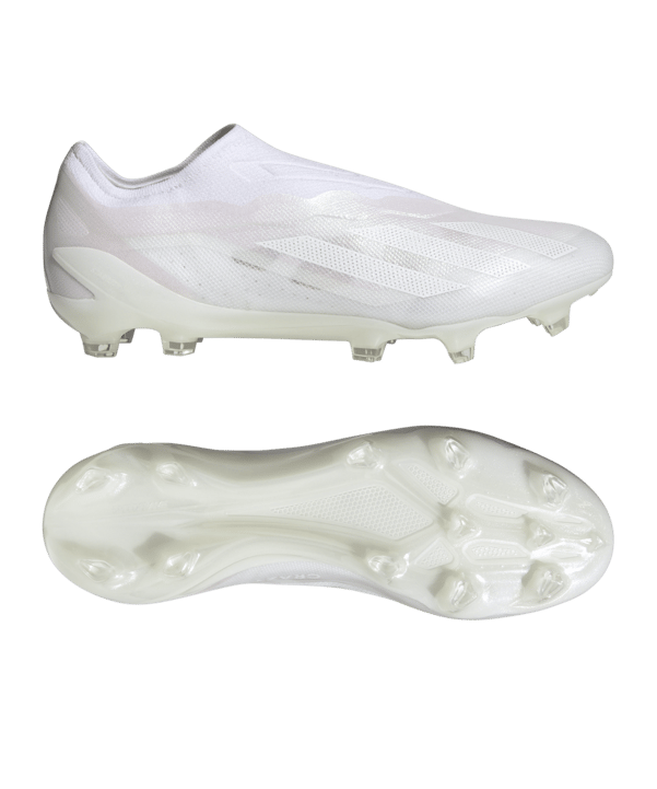 adidas X Crazyfast.1 LL FG Pearlized Weiss - weiss