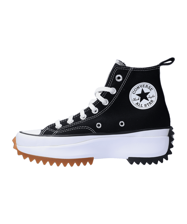 Converse Run Star Hike HI Damen Schwarz - schwarz