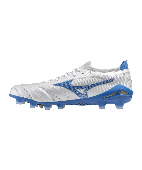 Mizuno Morelia Neo IV Beta Made in Japan FG Mugen Weiss Blau F25 - weiss