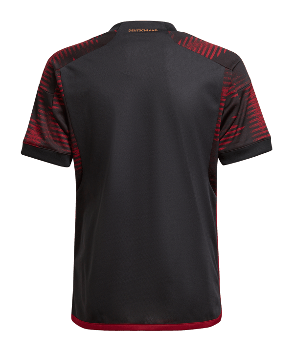adidas DFB Deutschland Trikot Away WM 2022 Kids Schwarz - schwarz