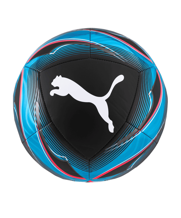 PUMA ICON Trainingsball Schwarz Blau F01 - schwarz