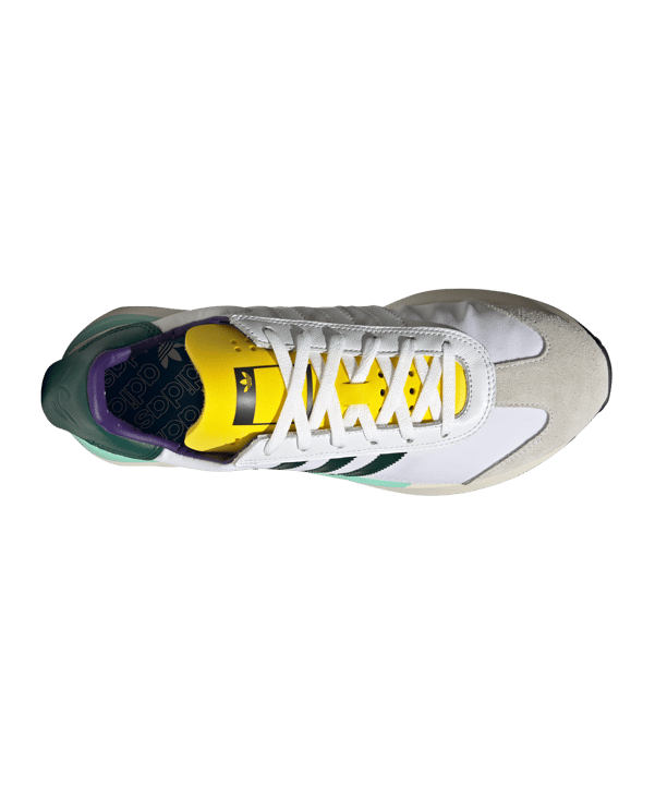 adidas Originals Country XLG Weiss Grün Gelb - weiss