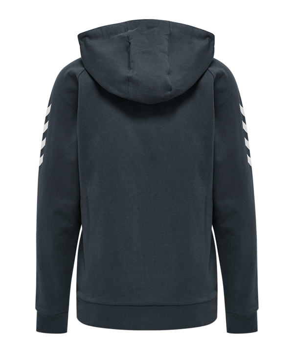 Hummel Cotton Kapuzenjacke Damen Blau F8571 - blau